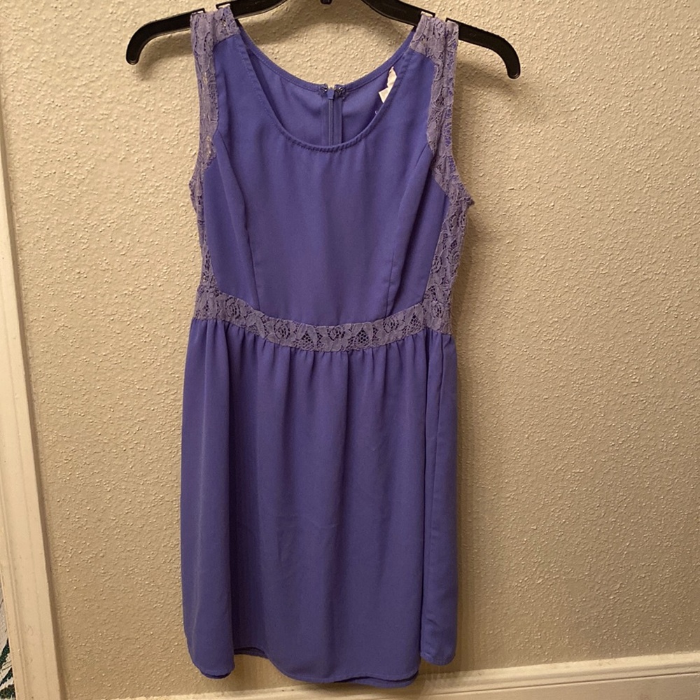 Purple dress with Lace details